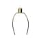 Monarch Specialties Lighting, 63 in.H, Floor Lamp, Brass Metal, Ivory / Cream Shade, Contemporary I 9736 - alternate 4